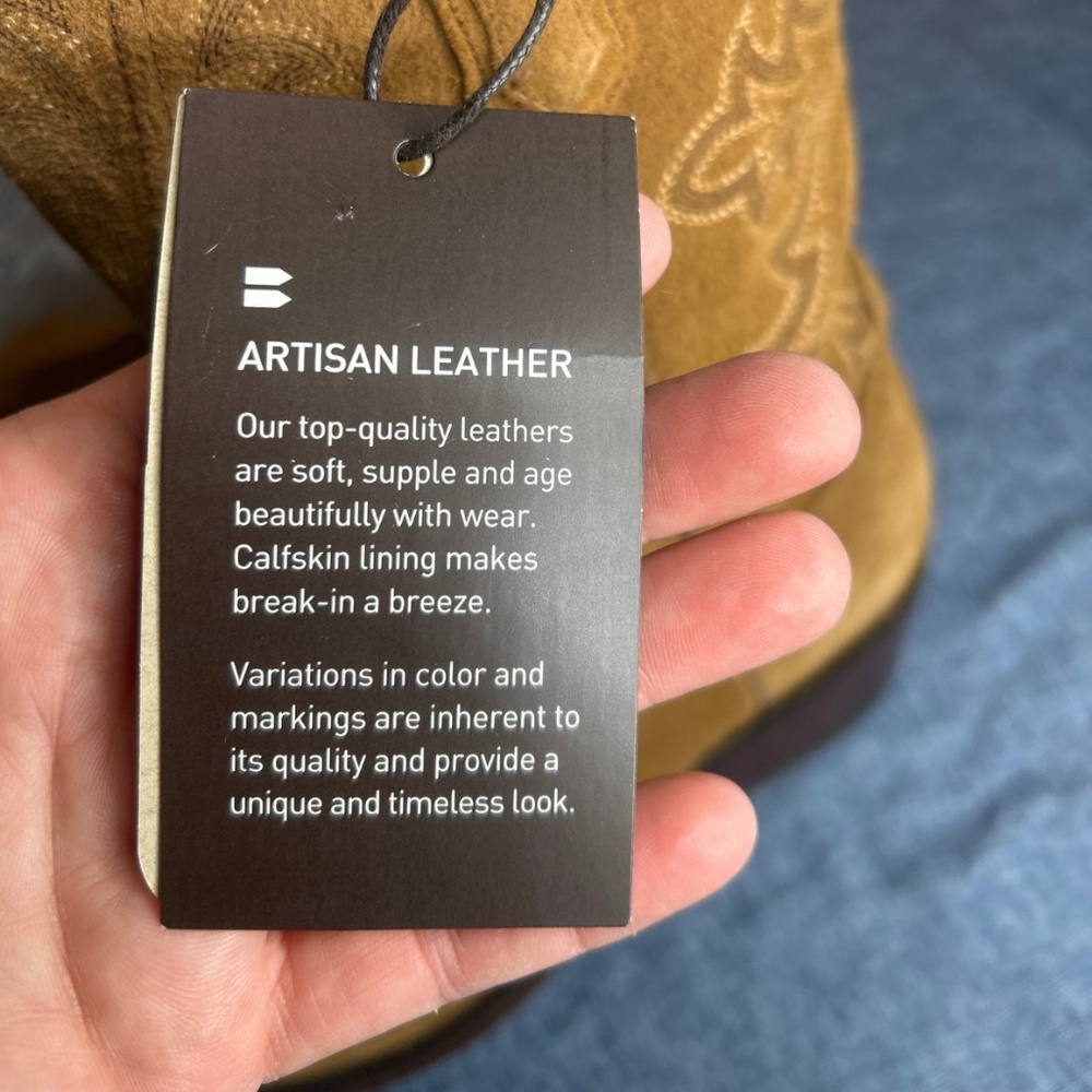 Ariat (NEW) Bench Made Jam (Ouled Tan) Men’s size 9 - Picture 5 of 5